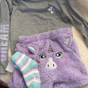 💥💥2/$20 NWT girls unicorn PJS